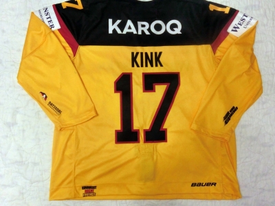 DCup2017 Gameworn Eishockey Trikot #17 Marcus Kink