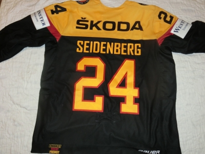 Gameissued Eishockey Trikot #24 Dennis Seidenberg