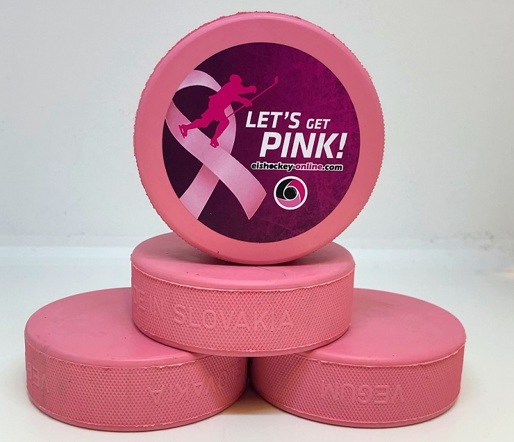 Charity Eishockey Puck Pink 2019 Eur Ab 600