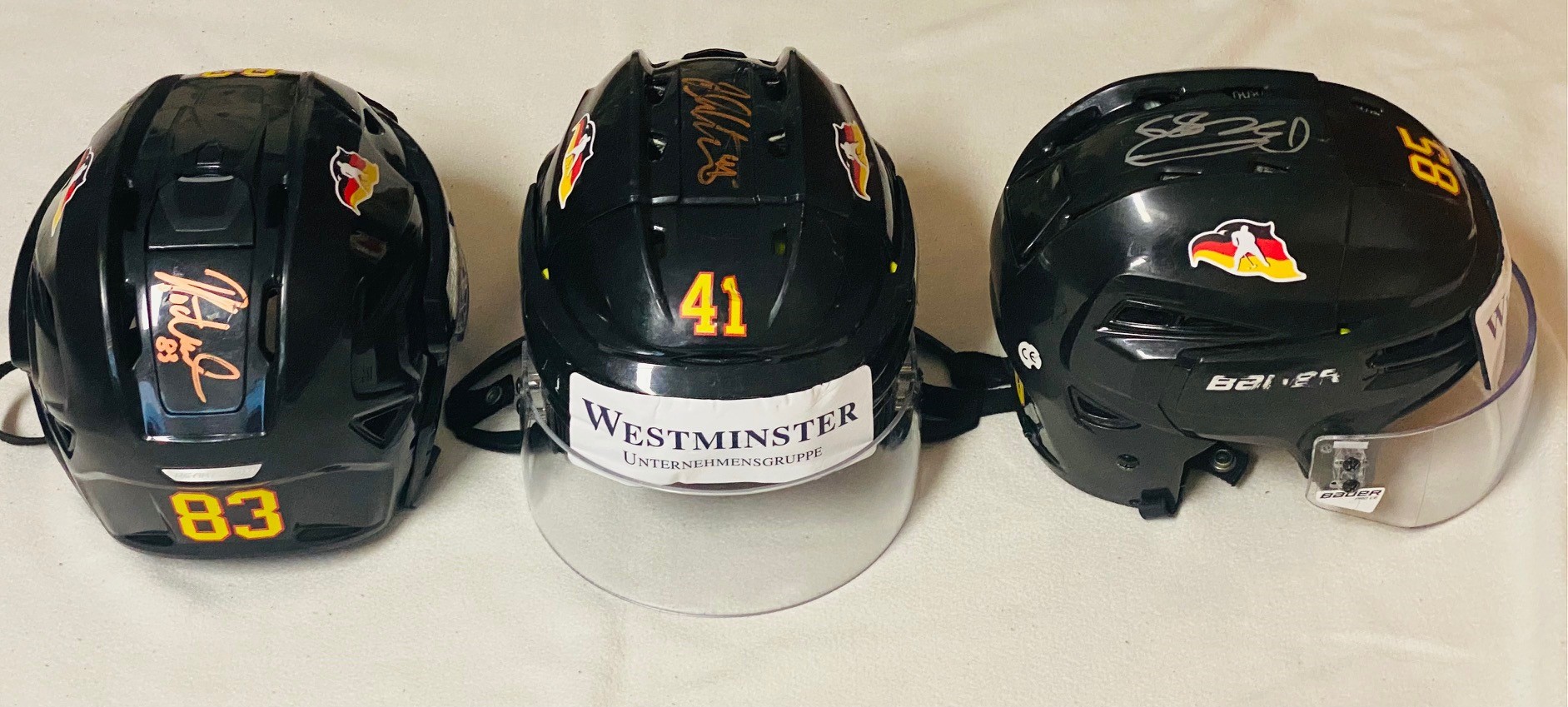 Gameworn Helm WM 2021 #95 Freddy Tiffels