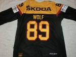 Gameworn Eishockey Trikot #89 David Wolf